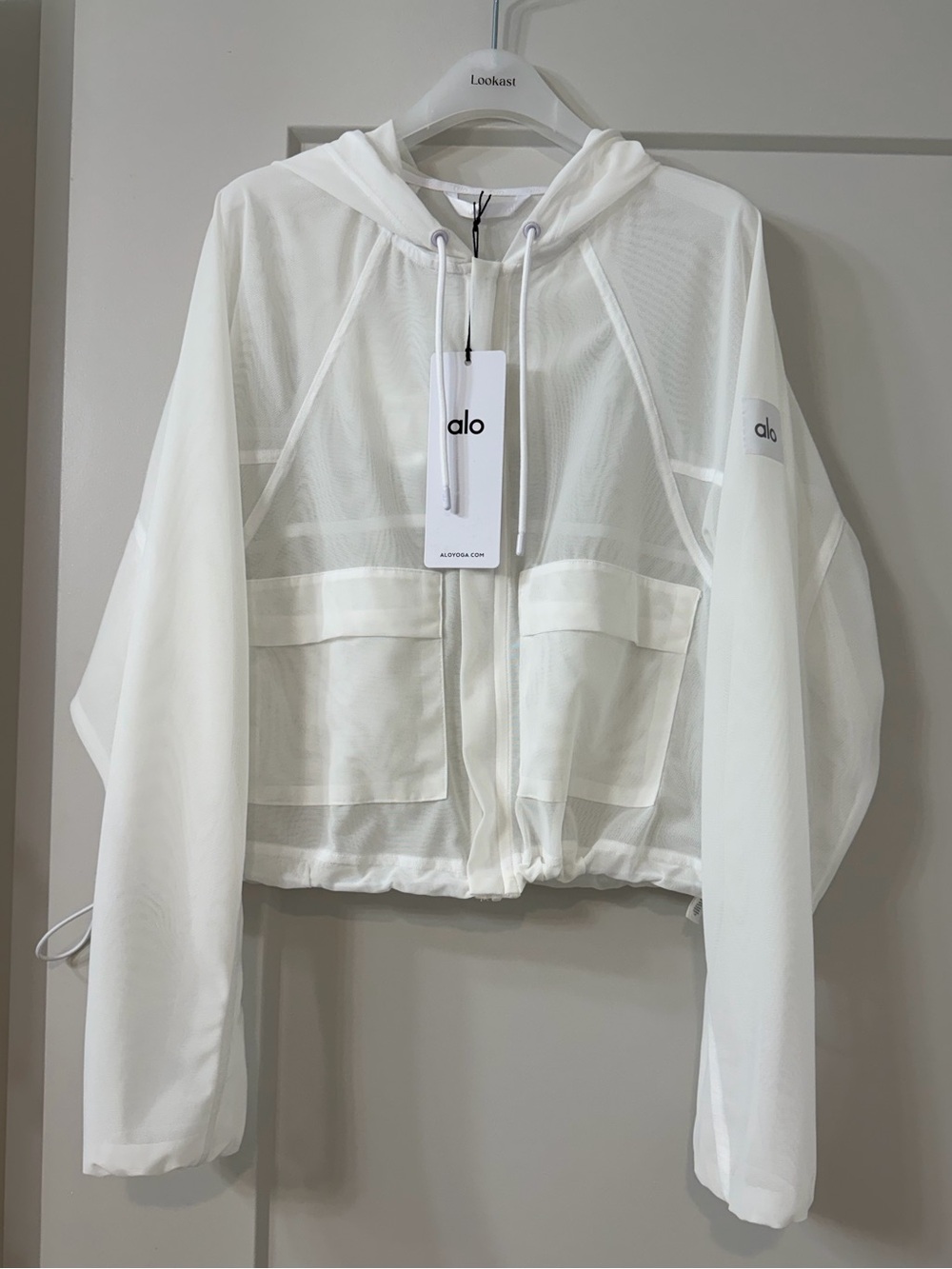 ALO Mesh Sheer Bliss Jacket - White